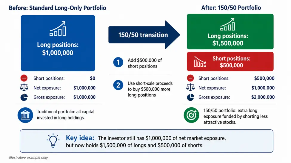 Long and Short Portfolio Illustration